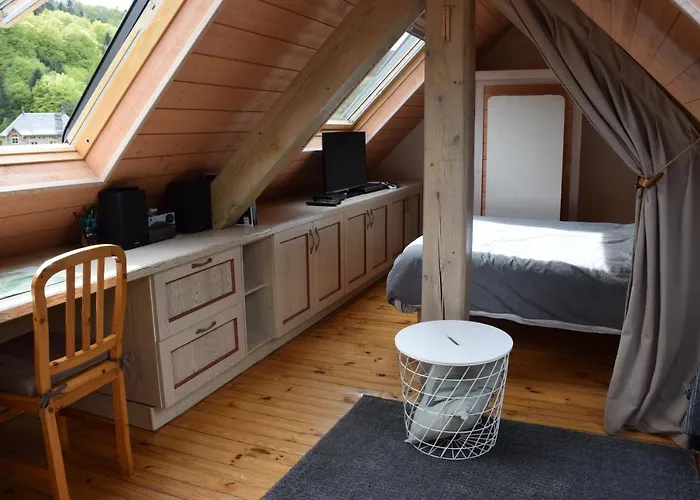 Petit Duplex De Charme Sous Les Toits Du Mont-dore Apartamento